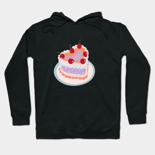 Gemini Baby Heart Cake Design Hoodie